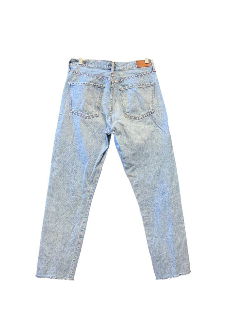 Citizens Of Humanity Liya Jeans Womens 27 Blue Denim High Rise Crop Distressed - Picture 2 of 14